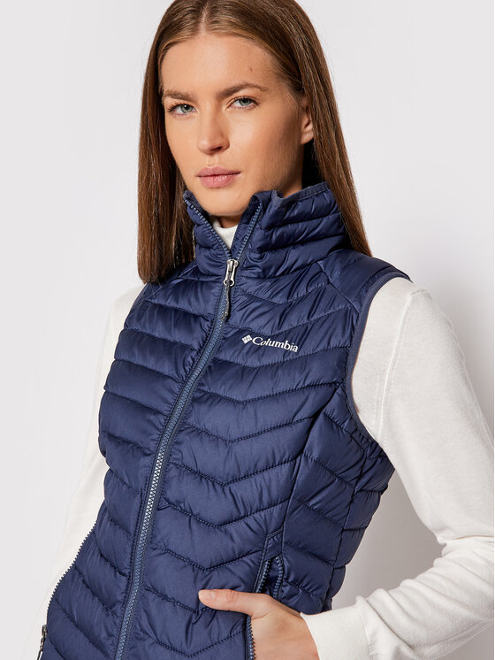Columbia Columbia Bezrękawnik Powder Lite 1757411 Granatowy Regular Fit