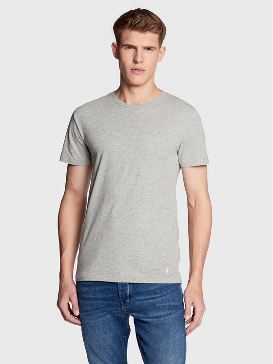 Polo Ralph Lauren Polo Ralph Lauren 3-dílná sada T-shirts 714830304016 Šedá Regular Fit