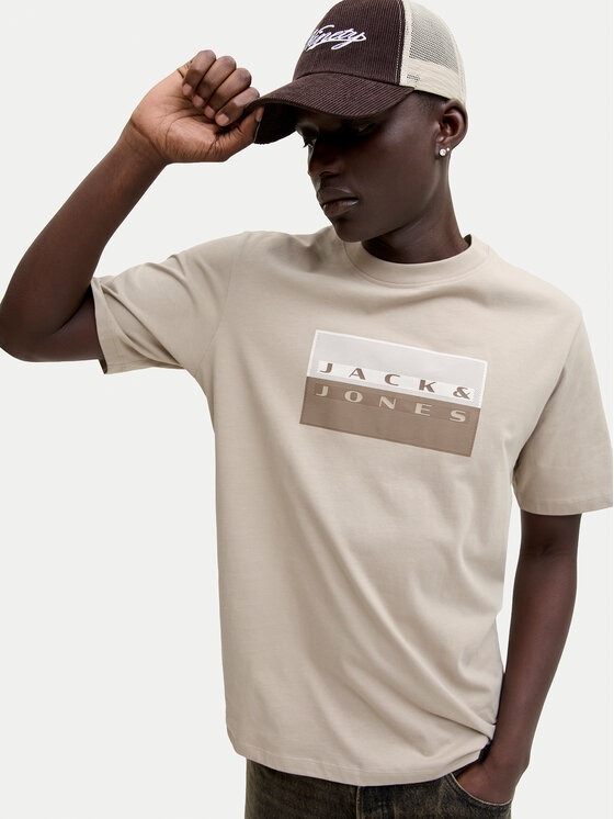 Jack & Jones Jack & Jones Tričko Fusion 12289863 Sivá Regular Fit