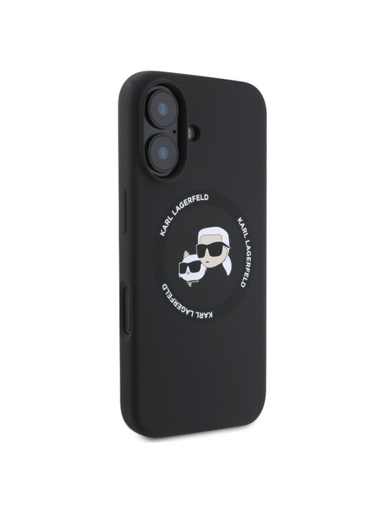 KARL LAGERFELD KARL LAGERFELD Etui na telefon Karl&Choupette Heads MagSafe Czarny