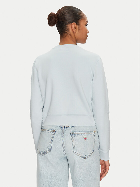 Guess Jeans Guess Jeans Bluză W5GQ20 K68I4 Albastru celest Regular Fit