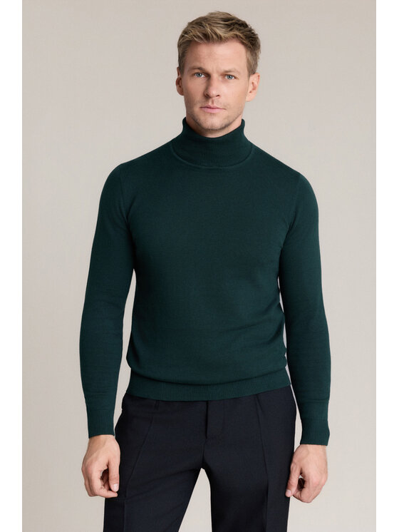 Lancerto Lancerto Sweter Jesse SW073226000047 Zielony Regular Fit