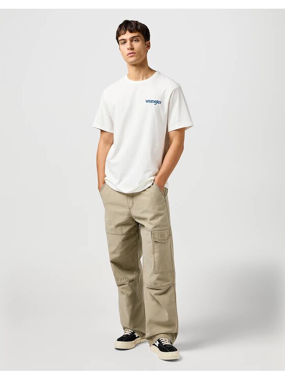 Wrangler Wrangler Pantaloni di tessuto DRAWSTRING CARPENTER Marrone Regular Fit