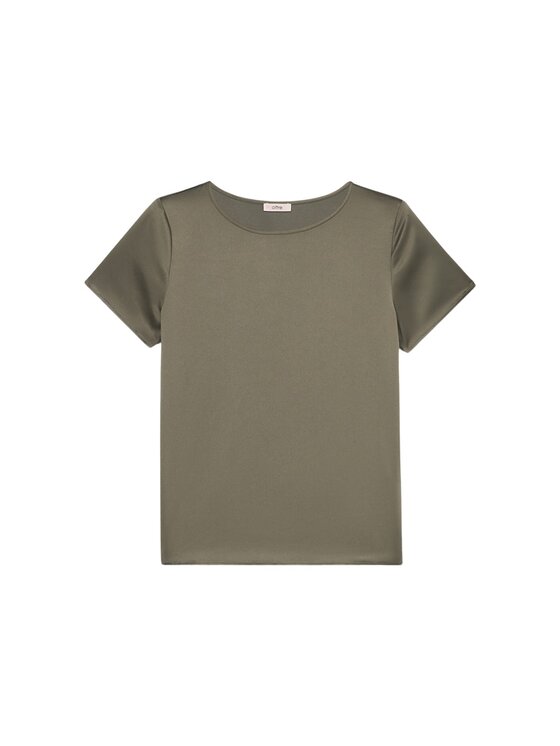 Oltre Oltre T-shirt G384J004171N035 Verde Regular Fit