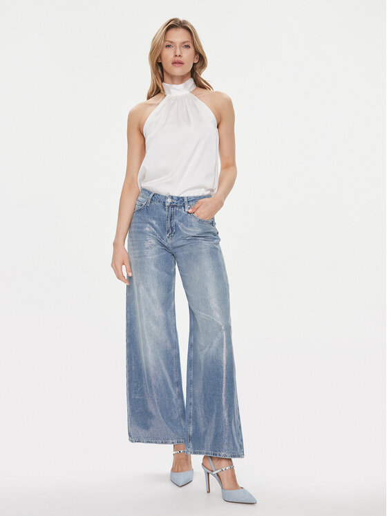Marciano Guess Marciano Guess Bluzka Ethereal 4RGH17 7008A Biały Regular Fit