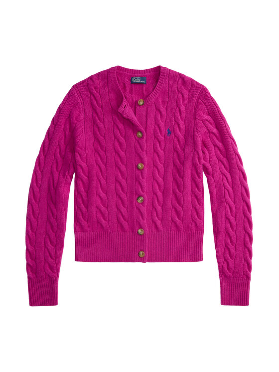 Polo Ralph Lauren Polo Ralph Lauren Kardiganas 211972104006 Rožinė Slim Fit