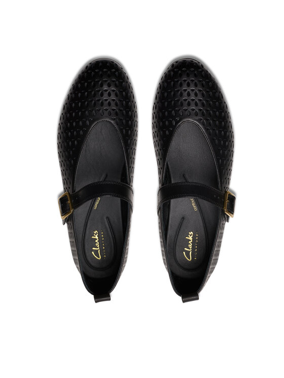Clarks Clarks Nizki čevlji Fawna Jane 26181229 Črna