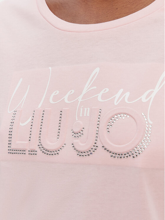 Liu Jo Sport Liu Jo Sport T-Shirt TA6252 JS923 Rosa Regular Fit
