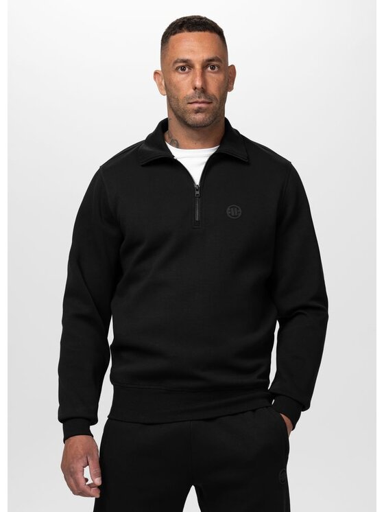 PITBULL PITBULL Bluza CHARGER SMALL LOGO Czarny Regular Fit
