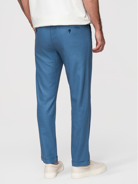 Ombre Ombre Chinosy P1522 Niebieski Chino Fit