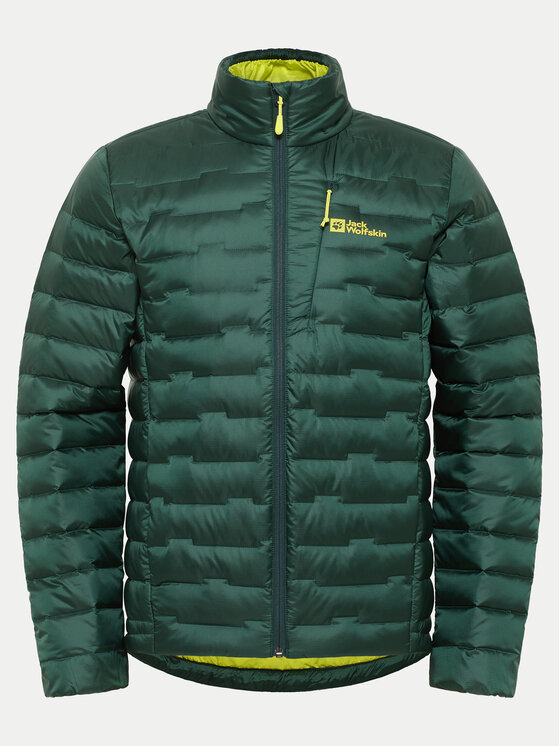 Jack Wolfskin Jack Wolfskin Kurtka puchowa Passamani A61836 Zielony Regular Fit