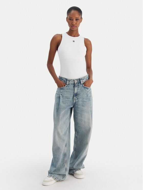 HUGO HUGO Bodijs Dasiel 50545196 Balts Slim Fit