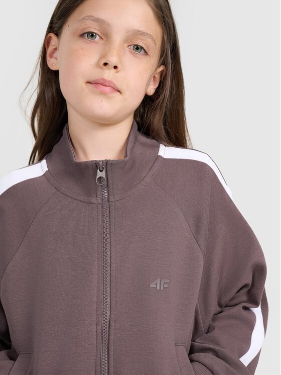 4F 4F Μπλούζα 4FJRAW25TSWSF2430-51S Μωβ Oversize