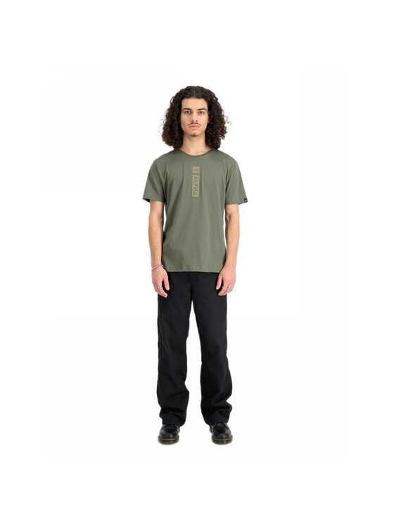 Alpha Industries Alpha Industries T-Shirt AI.146509-142 Khaki Regular Fit