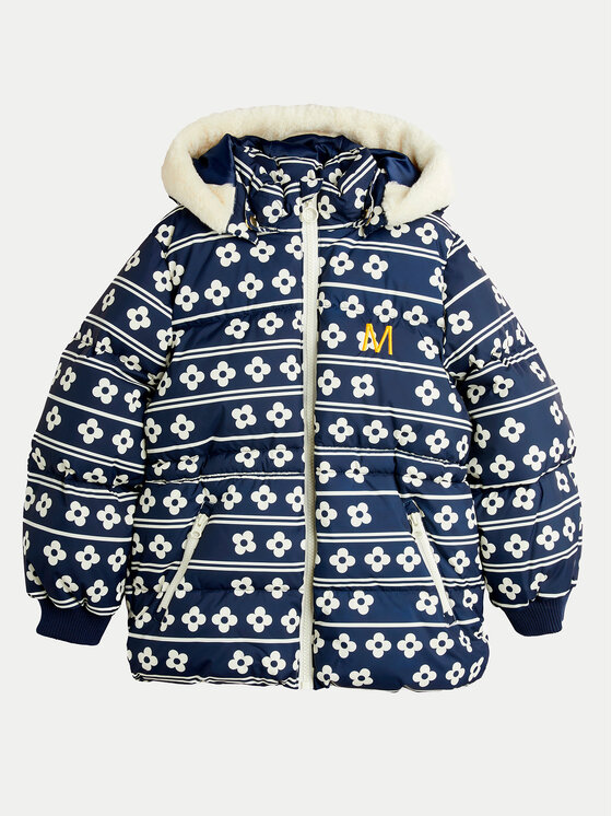 MINI RODINI Mini Rodini Giubbotto piumino Flowers 2471011660 Blu scuro Regular Fit