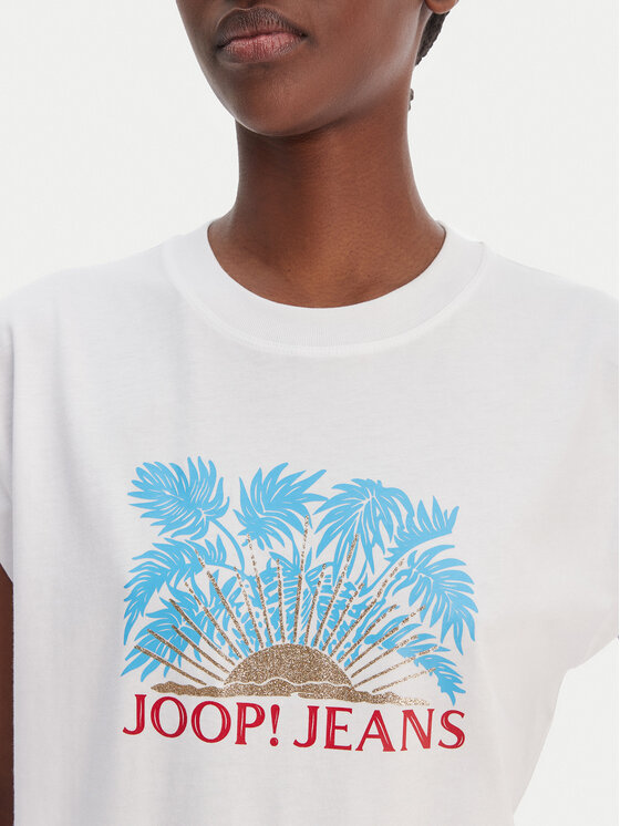 JOOP! Jeans JOOP! Jeans T-shirt Tosha 30102133 Bianco Regular Fit