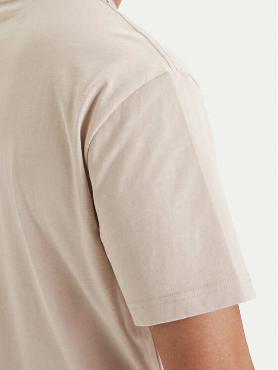 DC Shoes DC Shoes T-shirt Elective EDYZT04361 Bež Regular Fit