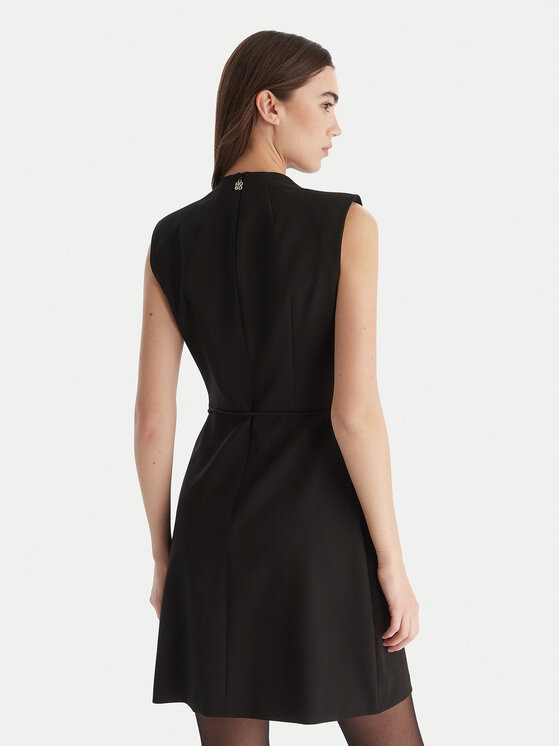 HUGO HUGO Коктейльна сукня Kelendi 50547655 Чорний Slim Fit