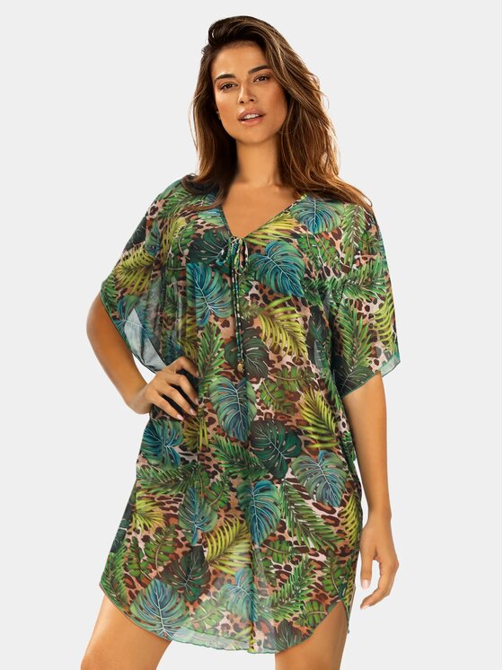 Feba Vestito da spiaggia F122A Verde