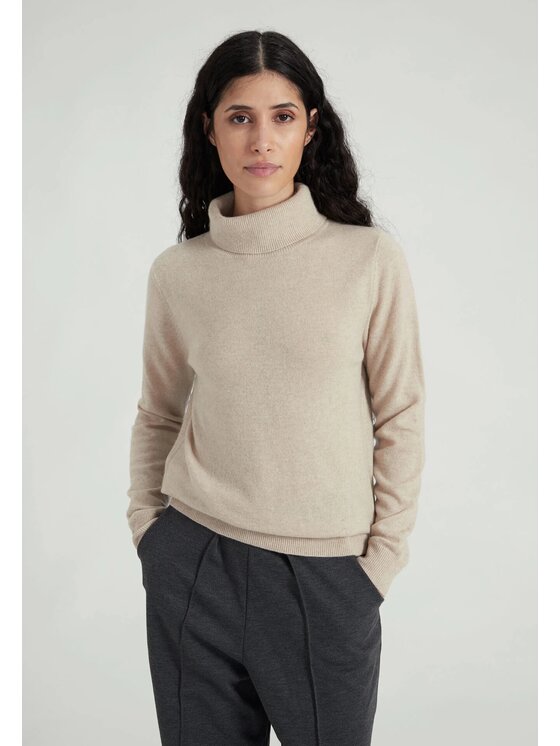 Style Republic Style Republic Golf kaszmiru Biały Slim Fit
