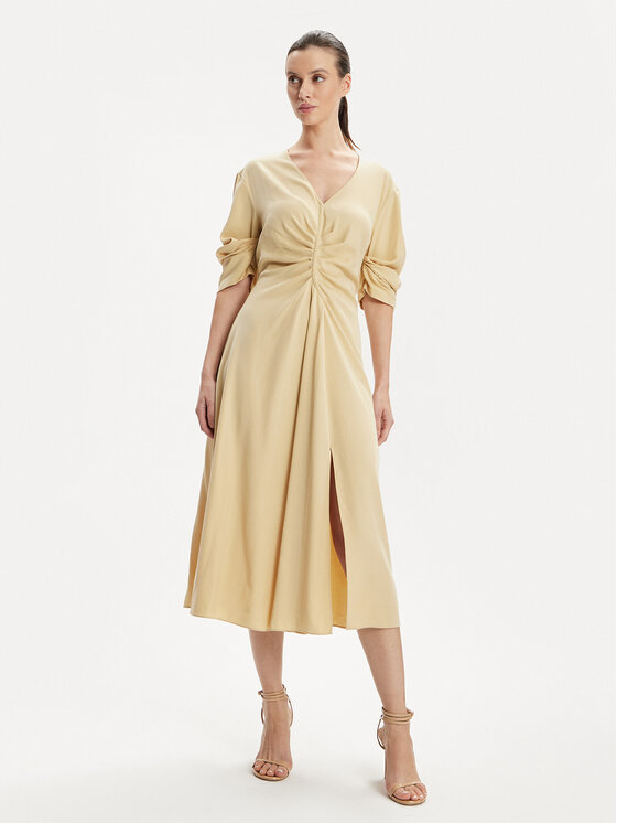 DKNY DKNY Igapäevane kleit D2A4BIAM Beež Regular Fit
