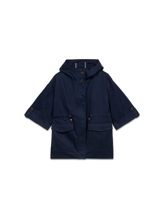 Oltre Oltre Cappotto 0058J000097N034 Blu Over Fit
