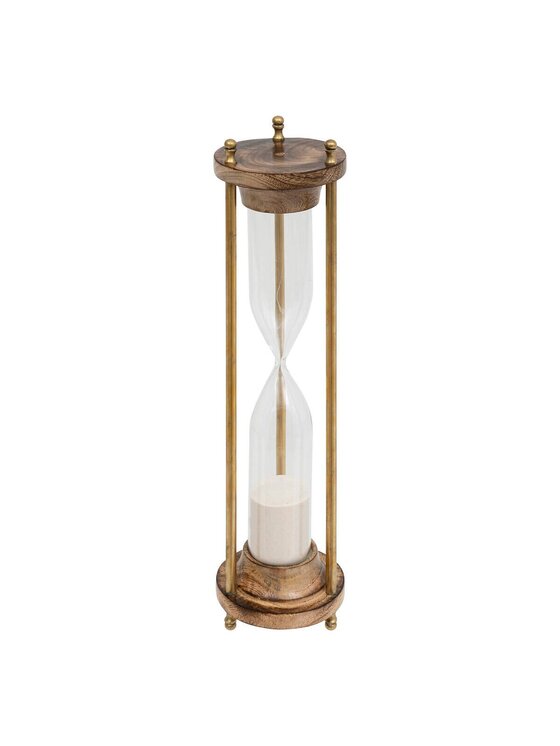 MIAhome MIAhome Figurka Klepsydra szklana MONTRE Brązowy