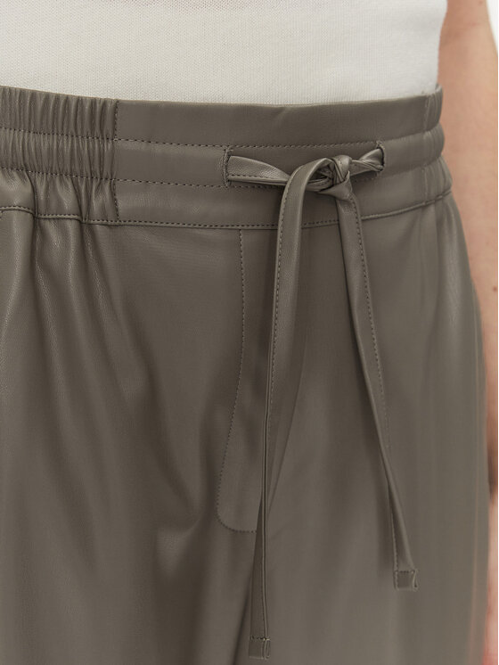 Marella Marella Tehisnahast püksid Selva 2423786014 Beež Regular Fit