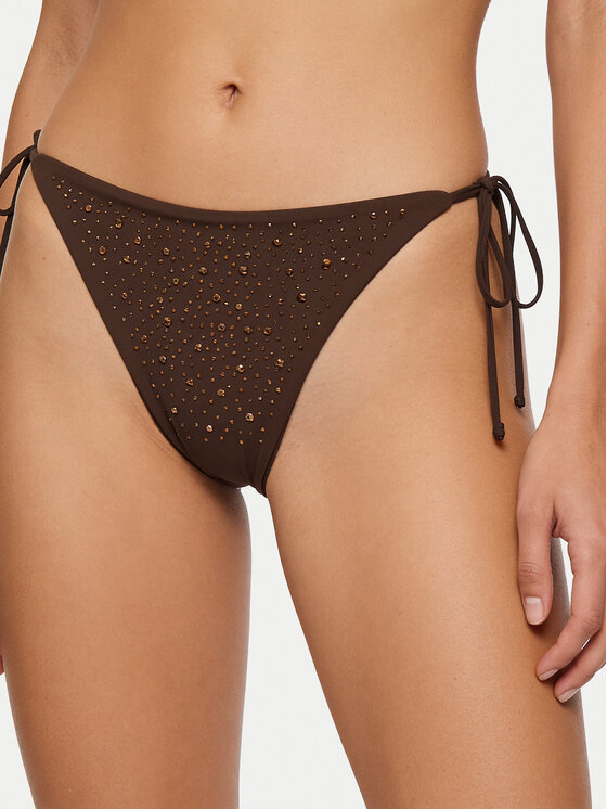 Guess Guess Spodní část bikin E6GO21 MC040 Hnědá