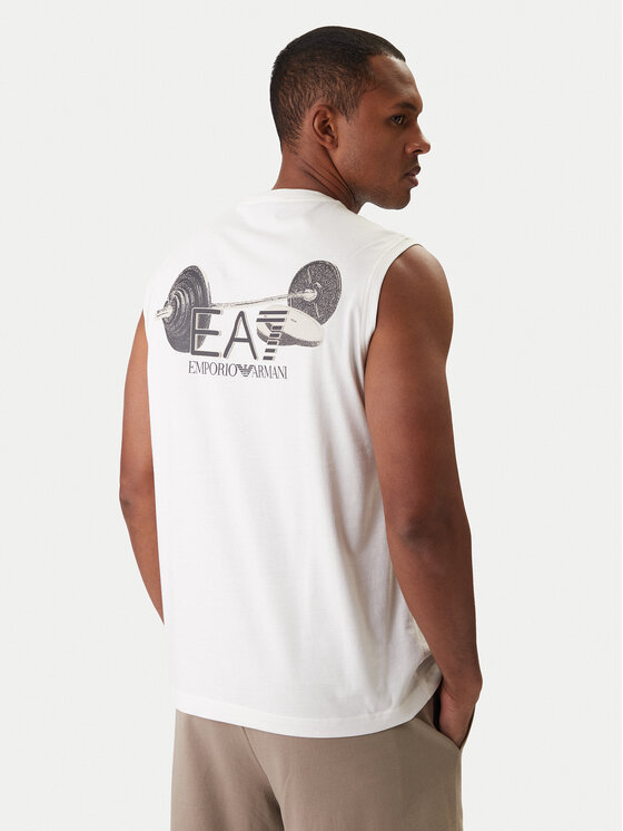 EA7 Emporio Armani EA7 Emporio Armani Мъжки топ 7M001405 AF22264 U0004 Екрю Regular Fit