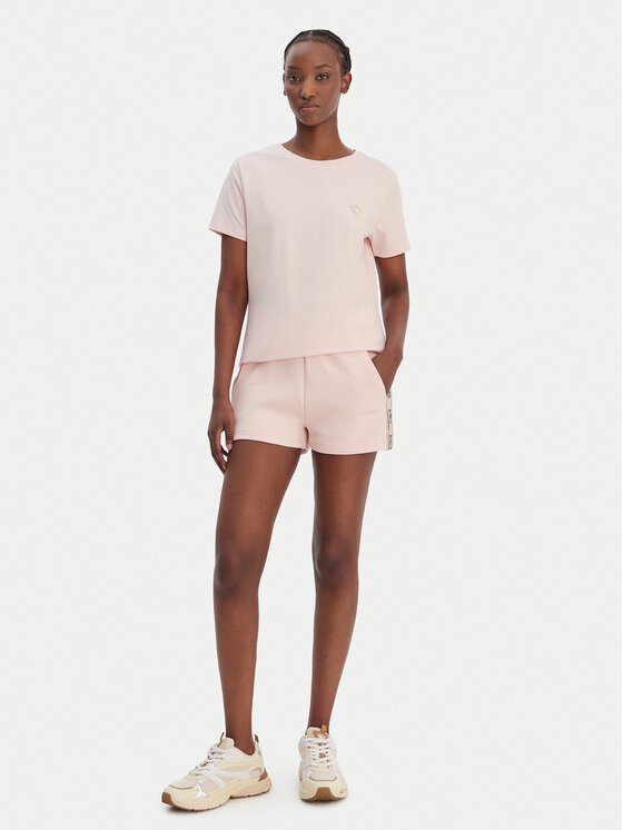 Guess Guess Tričko V4YI09 J1314 Ružová Regular Fit
