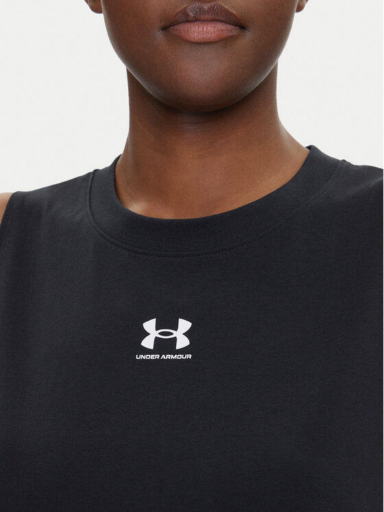 Under Armour Under Armour Технічна футболка Rival Muscle 1383659 Чорний Regular Fit