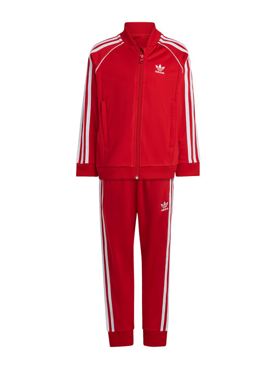 adidas adidas Dres adicolor SST IX7625 Czerwony Regular Fit