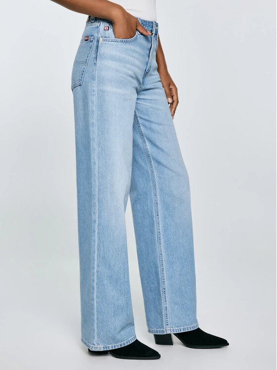 BIG STAR BIG STAR Jeansy ATREA_195_190 Niebieski Straight Fit