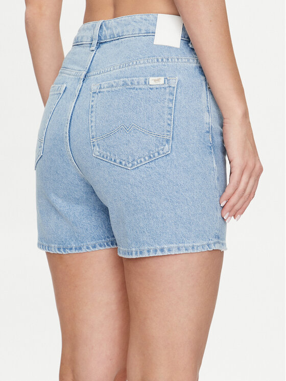 Mustang Mustang Jeansshorts Charlotte 1015220 Blau Comfort Fit