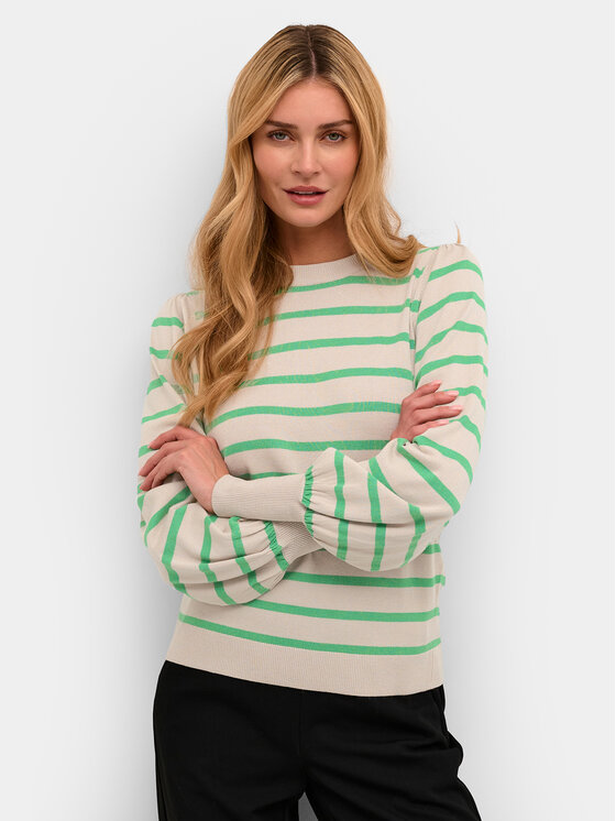 Kaffe Sveter Kamala 10506891 Zelená Regular Fit