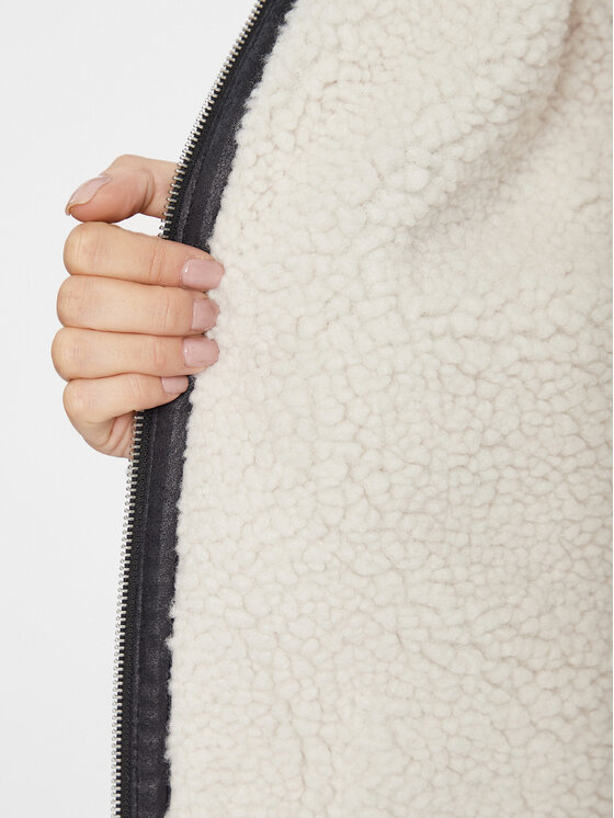 Noisy May Noisy May Kożuch 27028520 Czarny Relaxed Fit