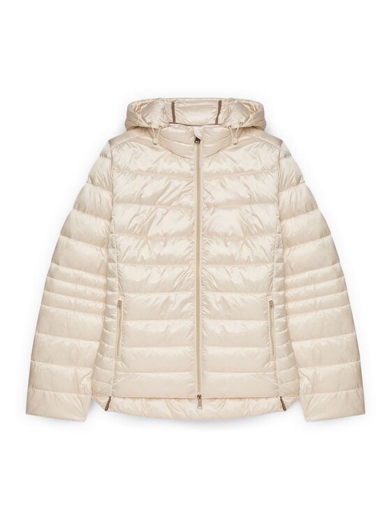 Fiorella Rubino Fiorella Rubino Giubbotto piumino F028T001459N011 Bianco A-Line Fit