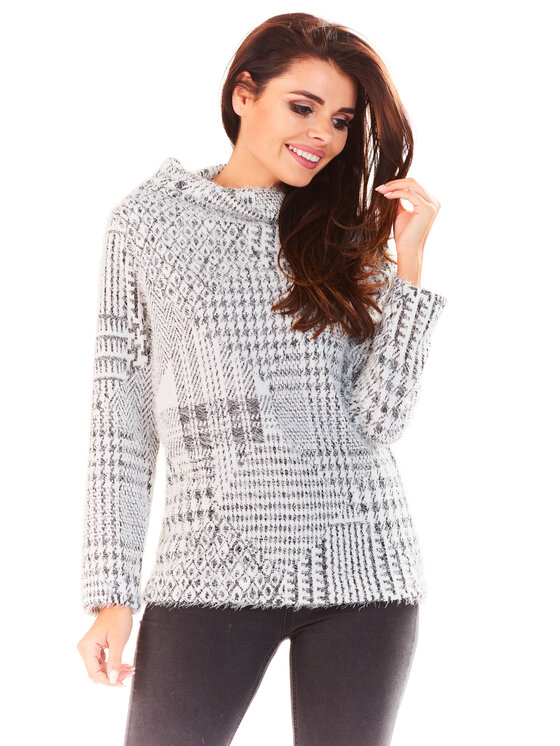 Awama Awama Maglione L055 Multicolore Basic Fit