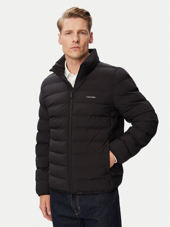 Calvin Klein Geacă Classic LV04LG503G Negru Classic Fit