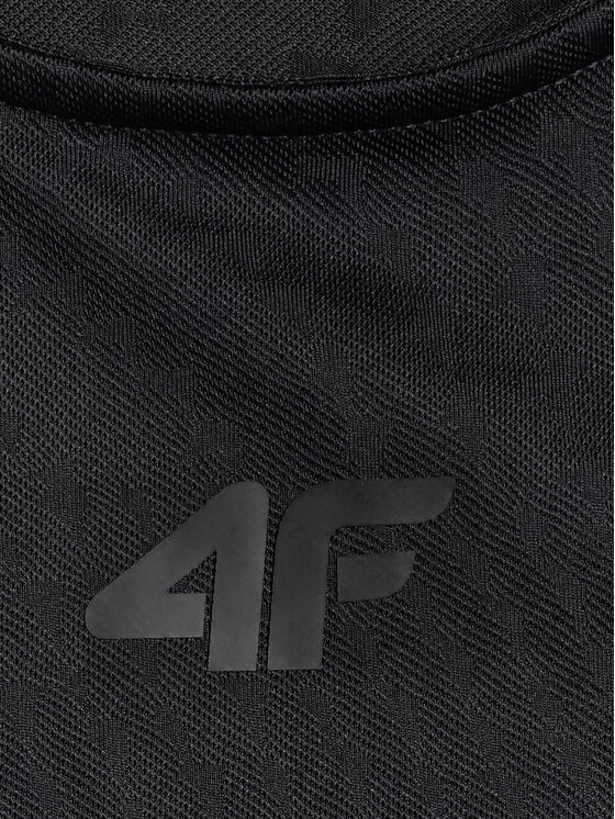 4F 4F Koszulka techniczna SOLAR PUNK Czarny Loose Fit