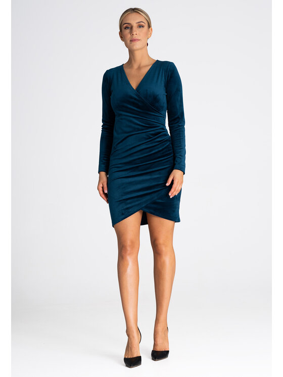 FIGL FIGLFIGL Vestito M963 Blu Regular Fit