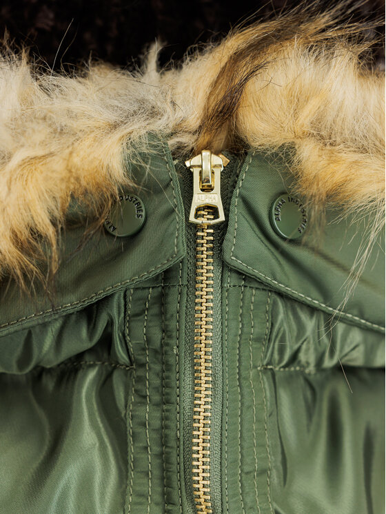 Alpha Industries Alpha Industries Parka 198013 Zielony Regular Fit