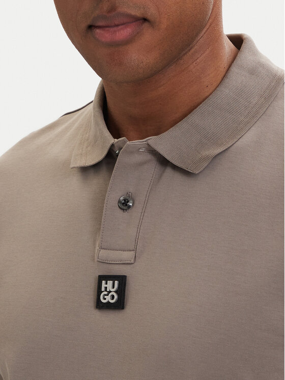 HUGO HUGO Polo Deabono_D 50517638 Svijetlo smeđa Regular Fit