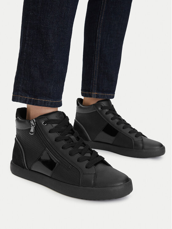 Geox Snīkeri D Blomiee D366HD 00422 C9999 Melns