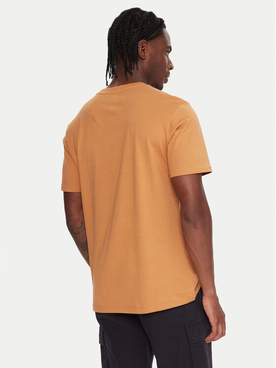 Quiksilver Quiksilver Majica Ev Mini Logo Ss EQYZT08181 Oranžna Regular Fit