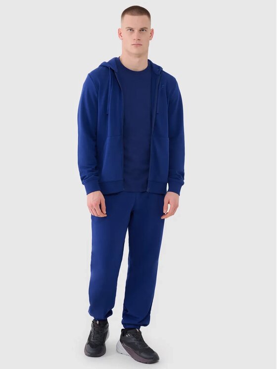 4F 4F Μπλούζα 4FWMM00TSWSM1768-031S Σκούρο μπλε Regular Fit