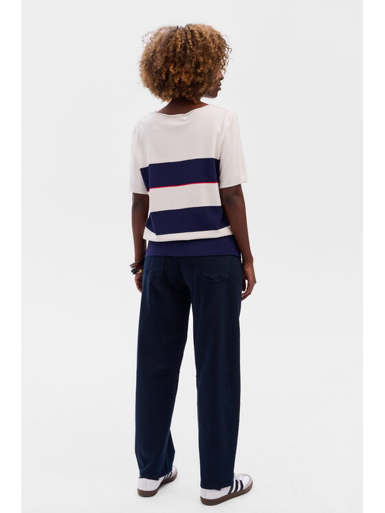 blue shadow blue shadow Bluzka Maro Niebieski Regular Fit