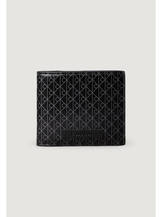 Calvin Klein Calvin Klein Πορτοφόλι COATED EW BILL FOLD w/ COIN Μαύρο
