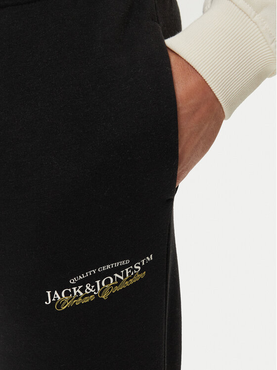 Jack & Jones Jack & Jones Spodnie dresowe Kane Billy 12283257 Czarny Relaxed Fit